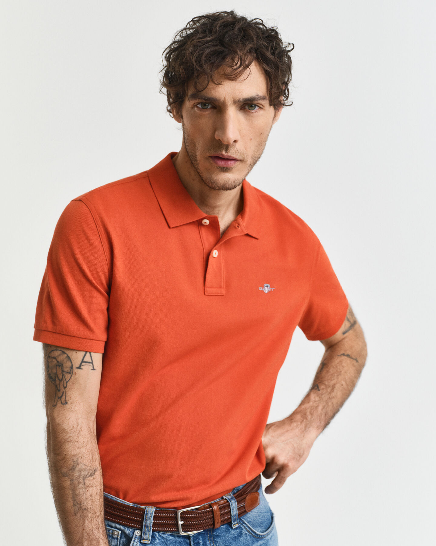 Regular Fit Shield Piqué Polo Shirt