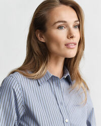 Regular Fit Striped Poplin Shirt