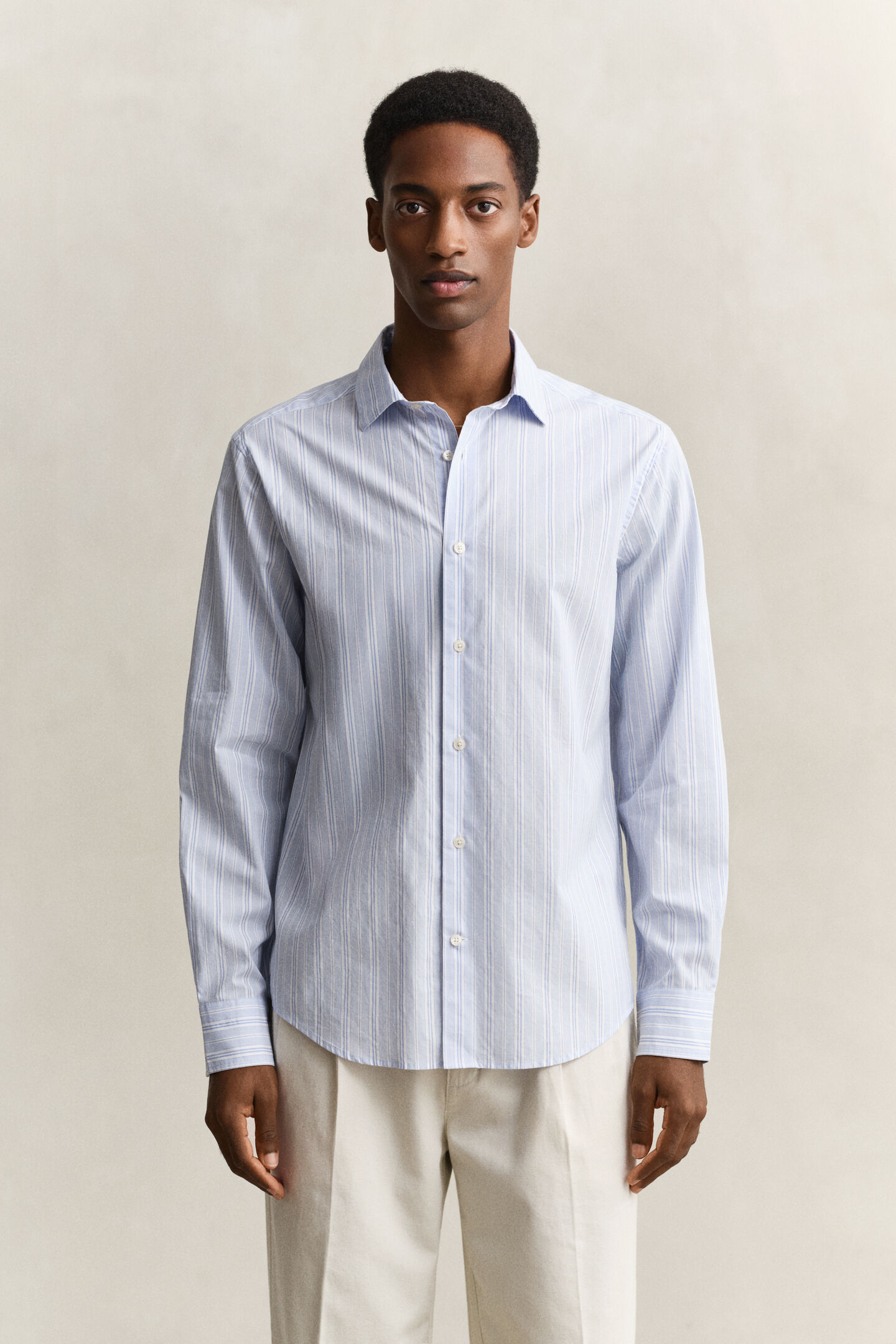 Regular Fit Dobby Striped Shirt