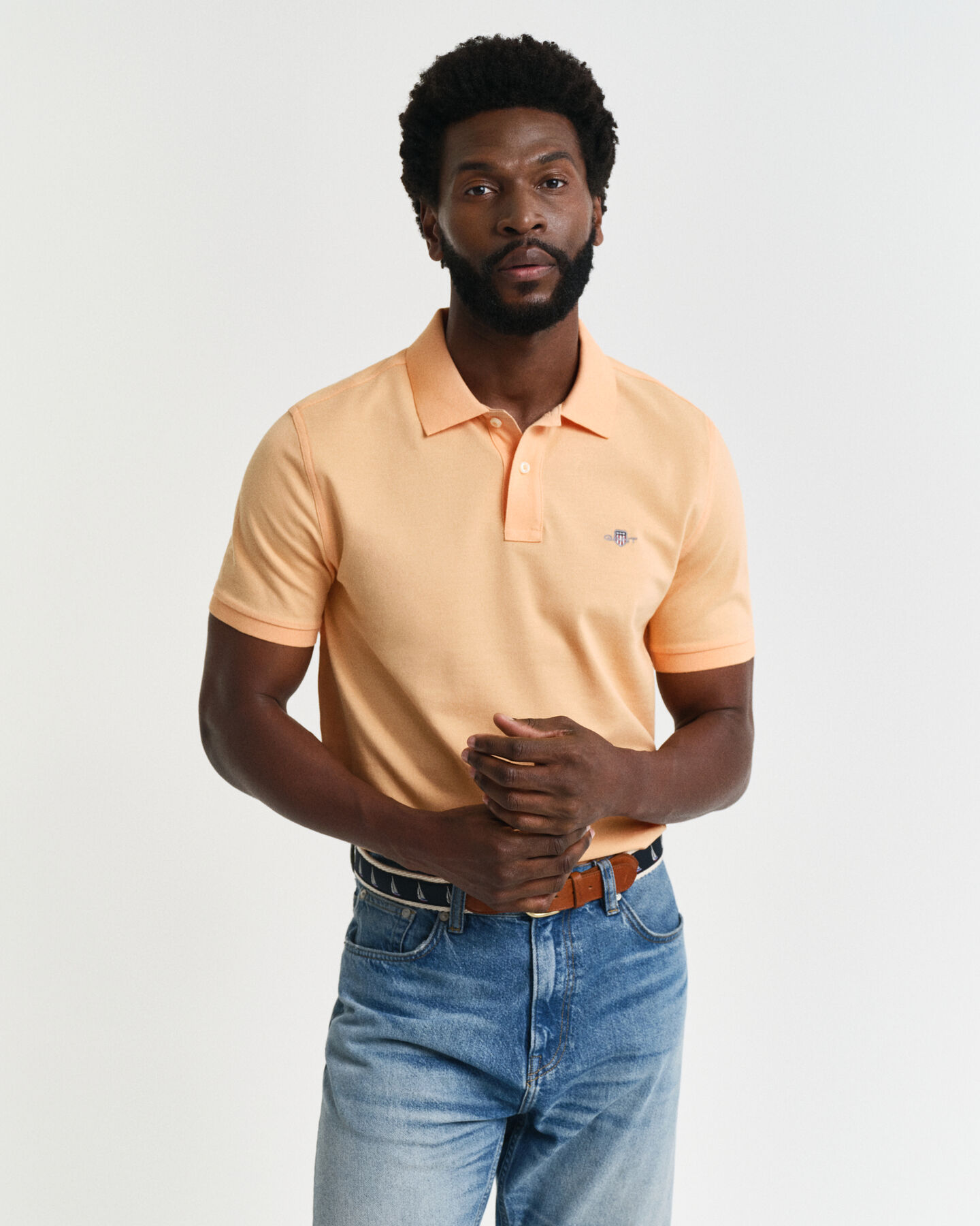 Regular Fit Shield Piqué Polo Shirt