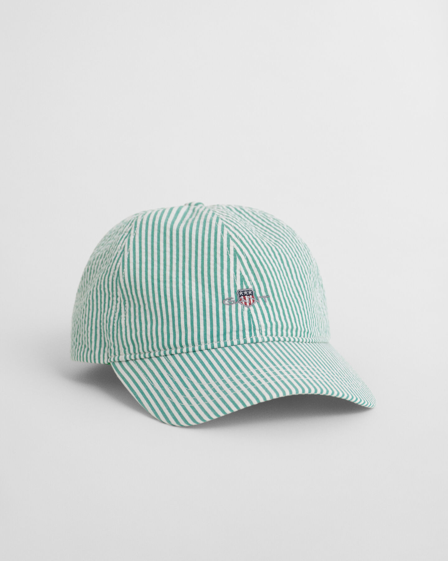 Striped Seersucker Cap