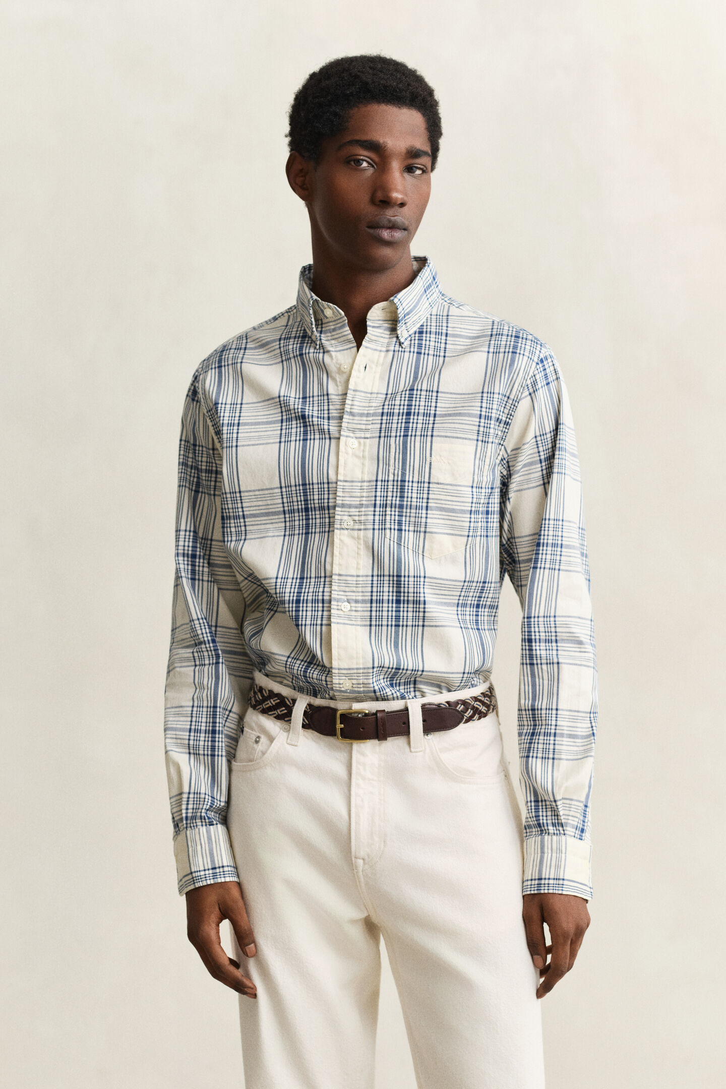 Regular Fit Checked Dreamy Oxford Shirt