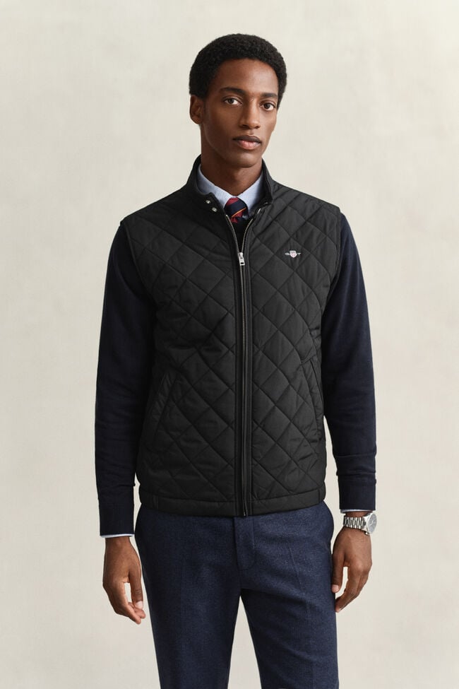 Quilted Windcheater Vest