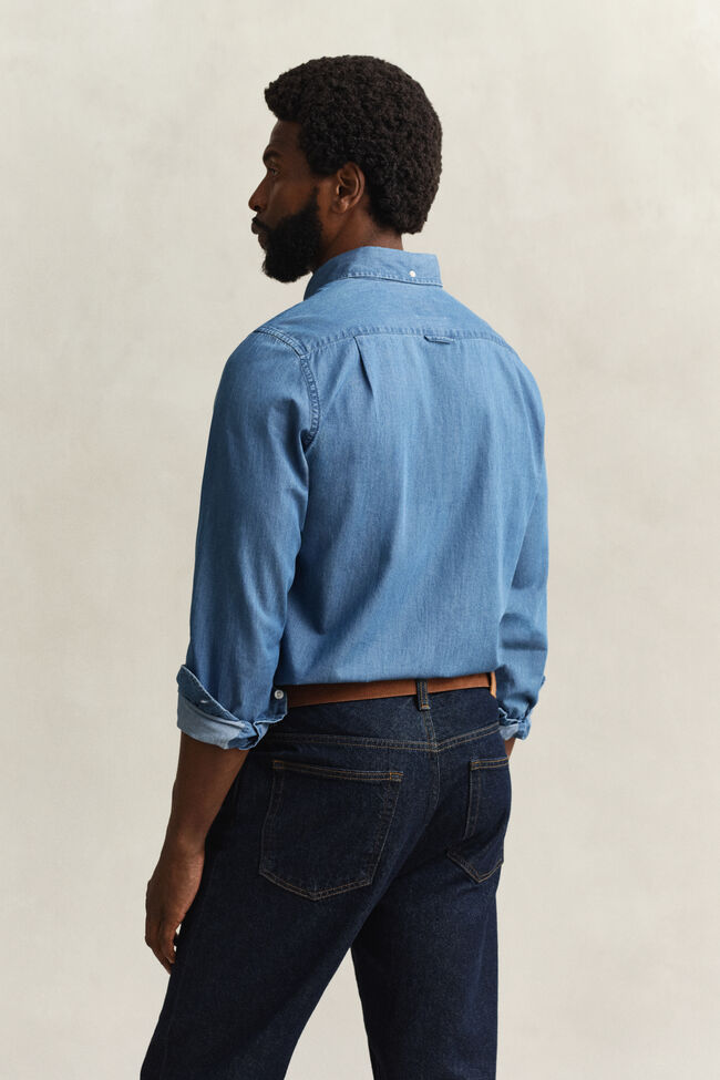 Slim Fit Indigo Shirt