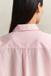 Oversized Classic Striped Poplin Shirt