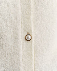 Boucl&eacute; Crew Neck Cardigan