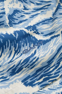 Waves Print Swim Shorts