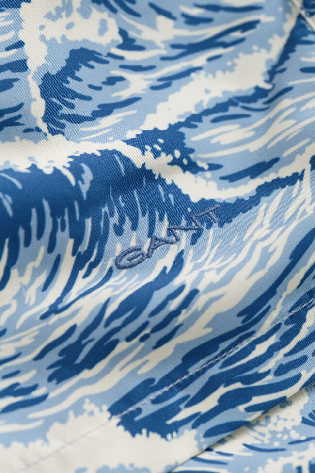 Waves Print Swim Shorts