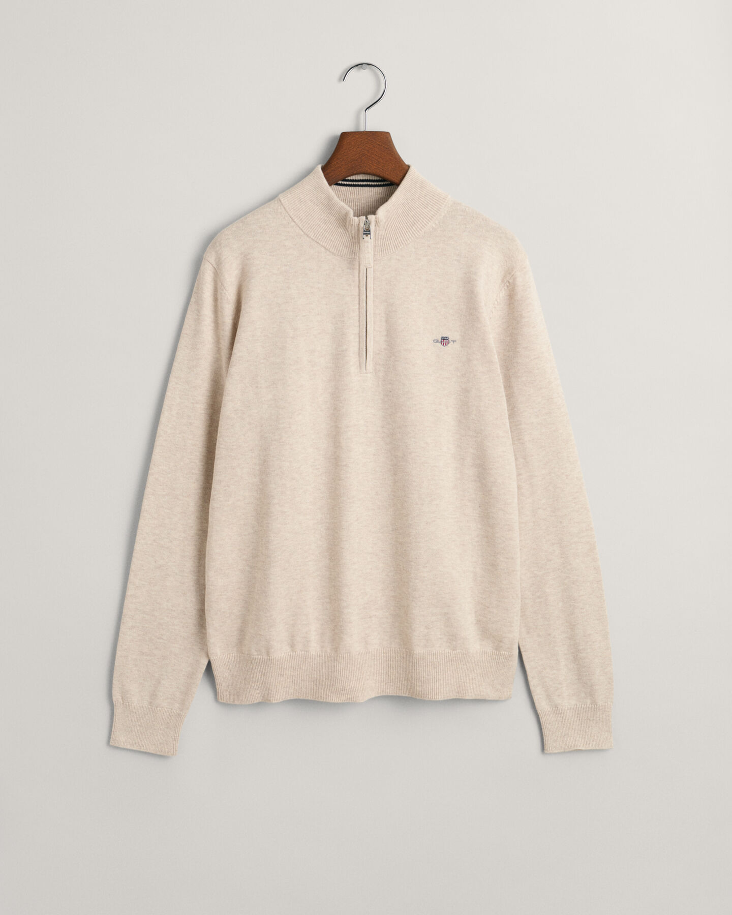Teens Shield Cotton Half-Zip Sweater