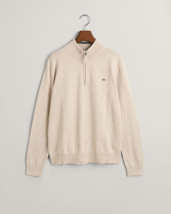 Teens Shield Cotton Half-Zip Sweater