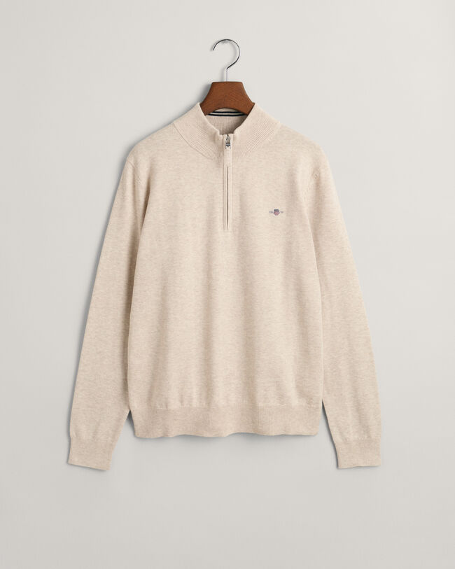 Teens Shield Cotton Half-Zip Sweater