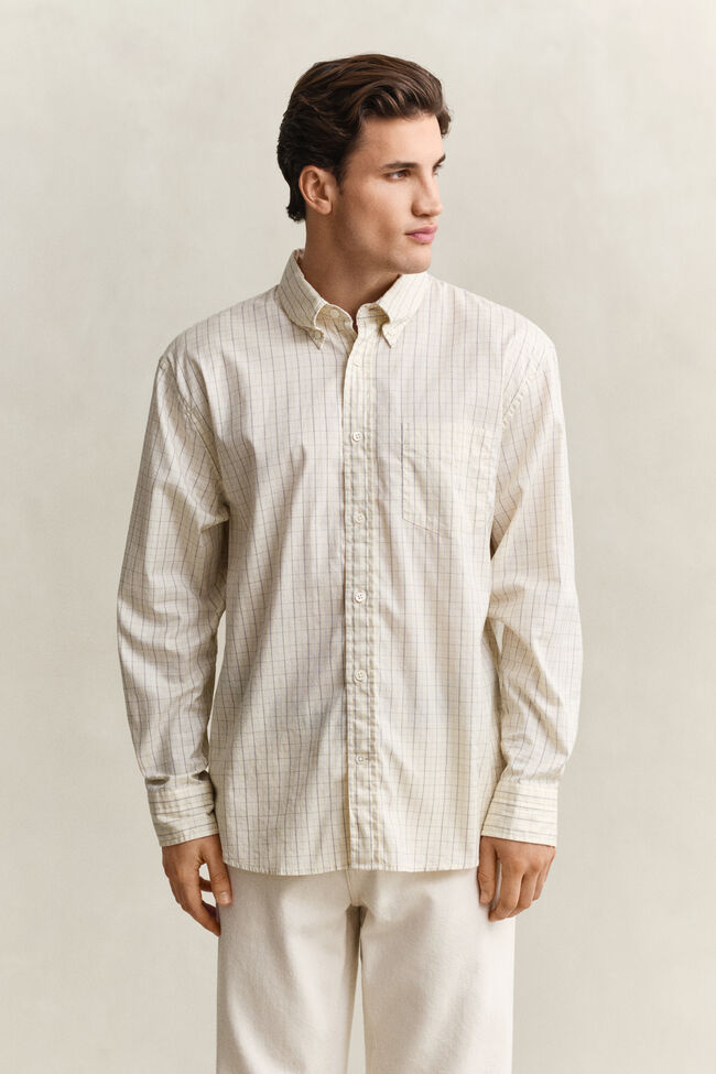Relaxed Fit Checked Dreamy Oxford Shirt