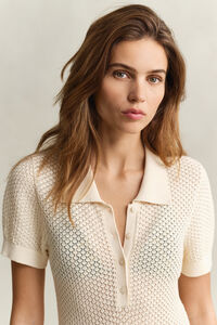 Lace Knit Rugger Dress