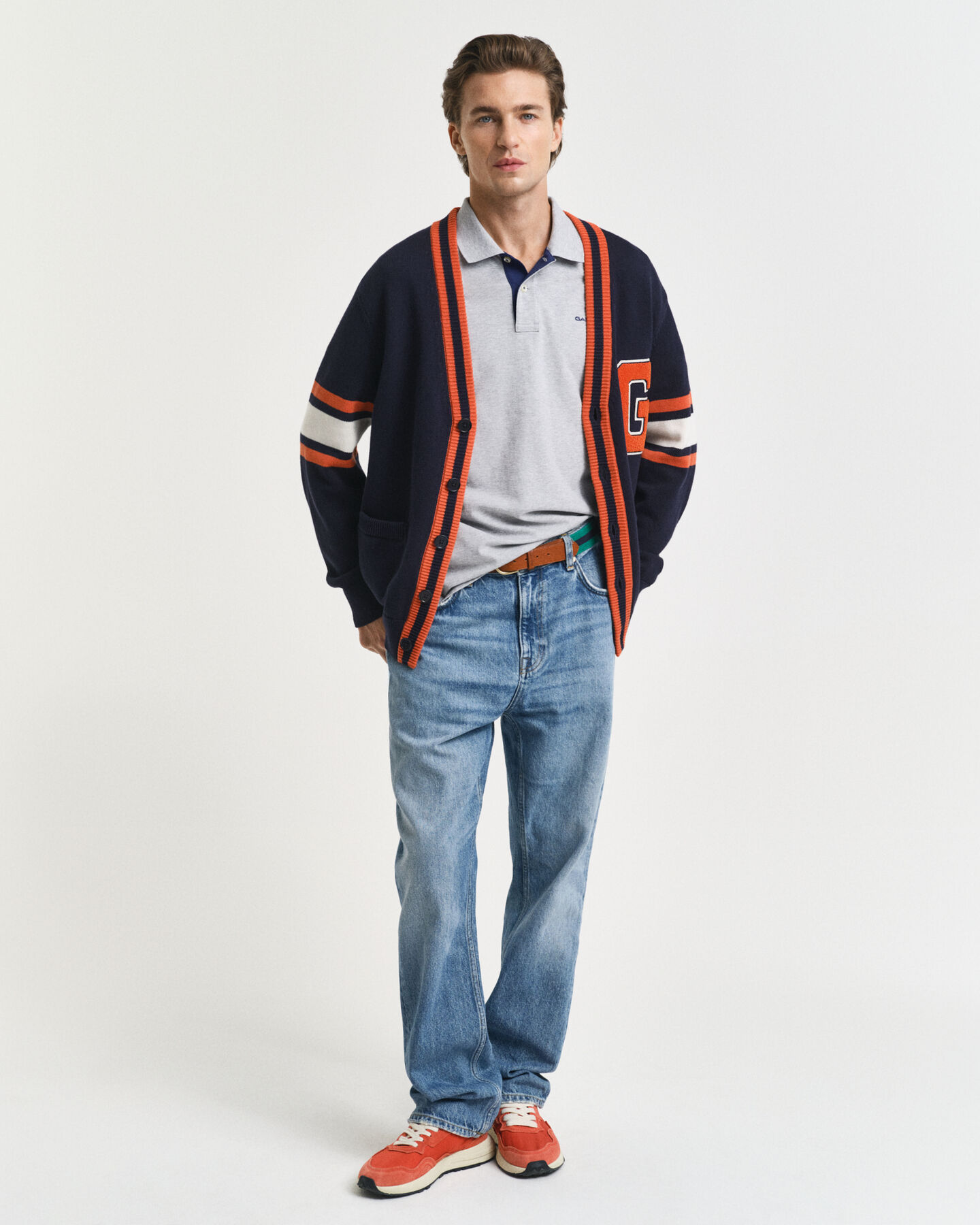 Contrast Piqué Polo Shirt