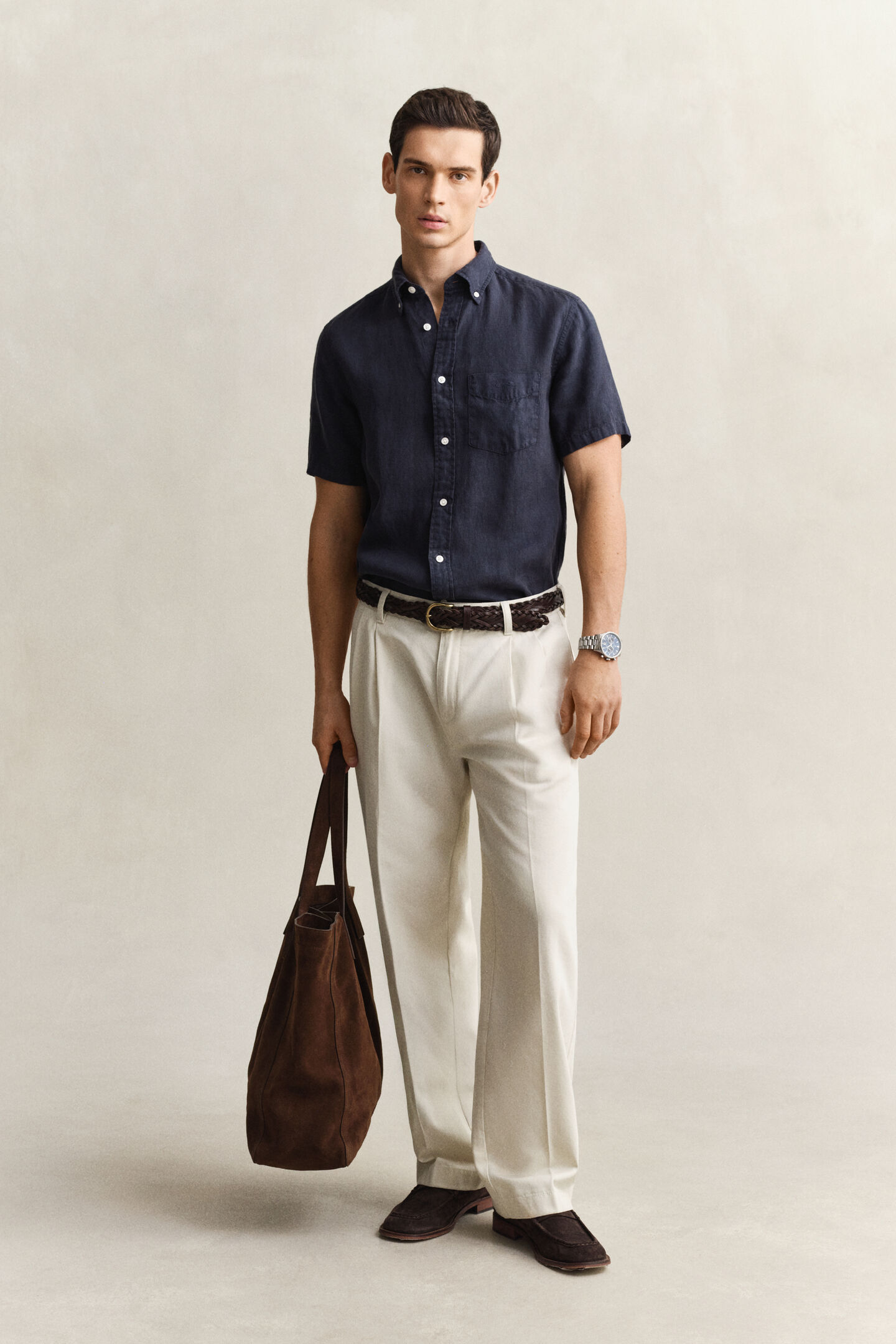 Short Sleeve Linen Shirt