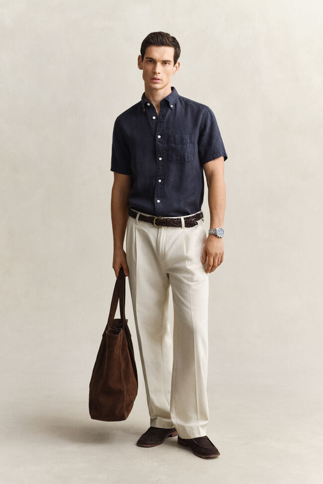 Short Sleeve Linen Shirt