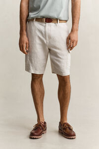 Linen Cargo Shorts