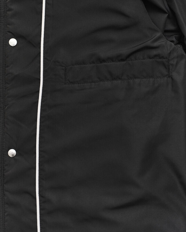 Quilted Windcheater Mid-Length Jacket