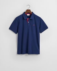 Contrast Piqué Polo Shirt