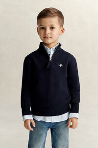 Boys Shield Half-Zip Sweater