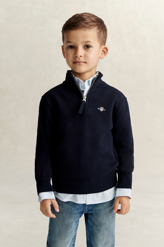 Boys Shield Half-Zip Sweater