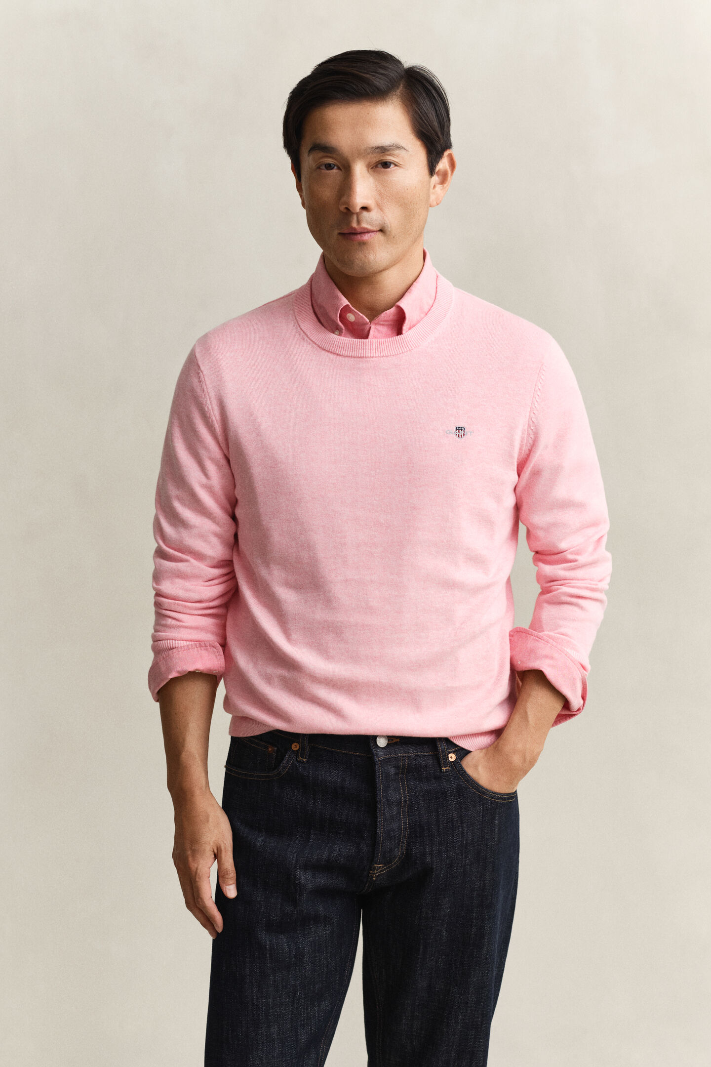 Cotton Crew Neck Sweater