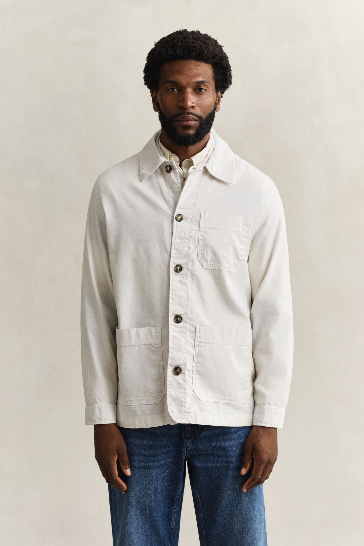 Linen Blend Overshirt