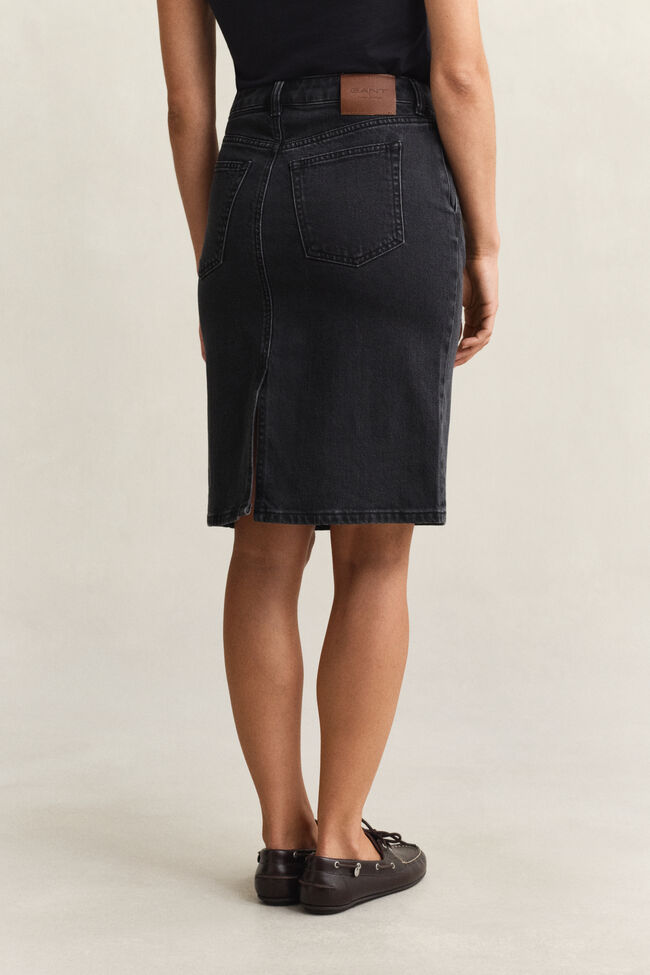 Denim Pencil Skirt