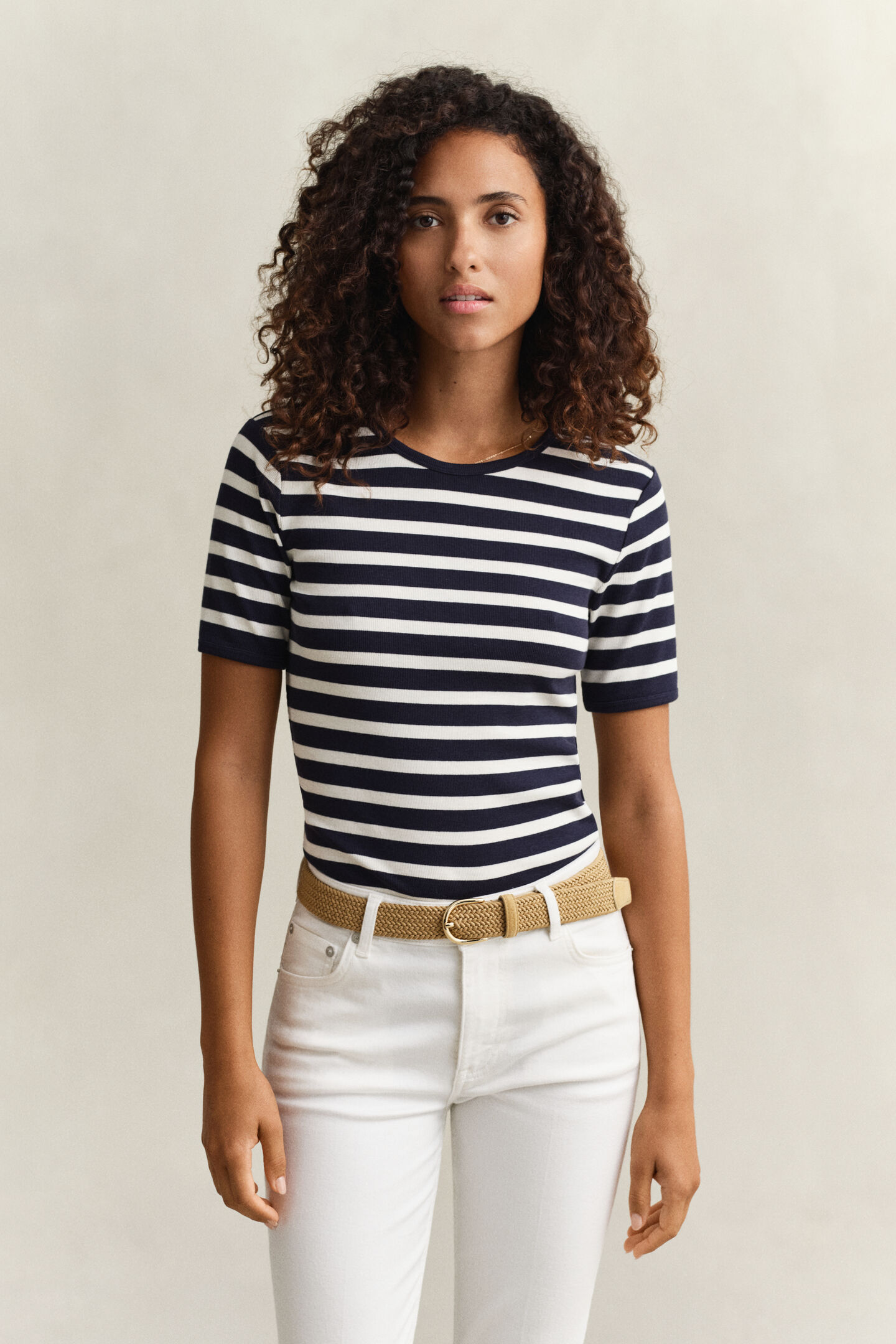 Striped Rib T-Shirt