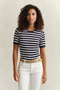 Striped Rib T-Shirt