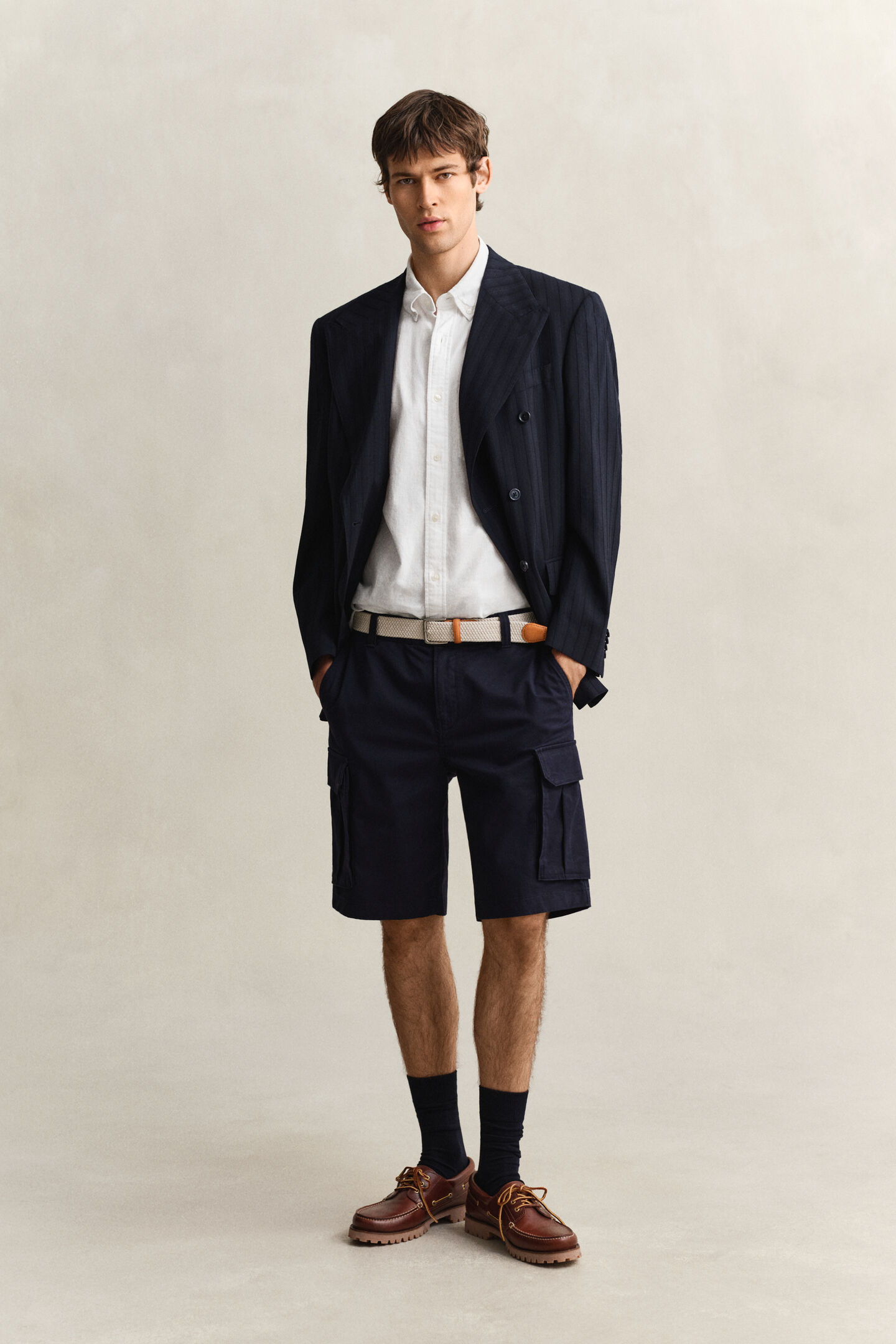 Linen Blend Short Sleeve Shirt