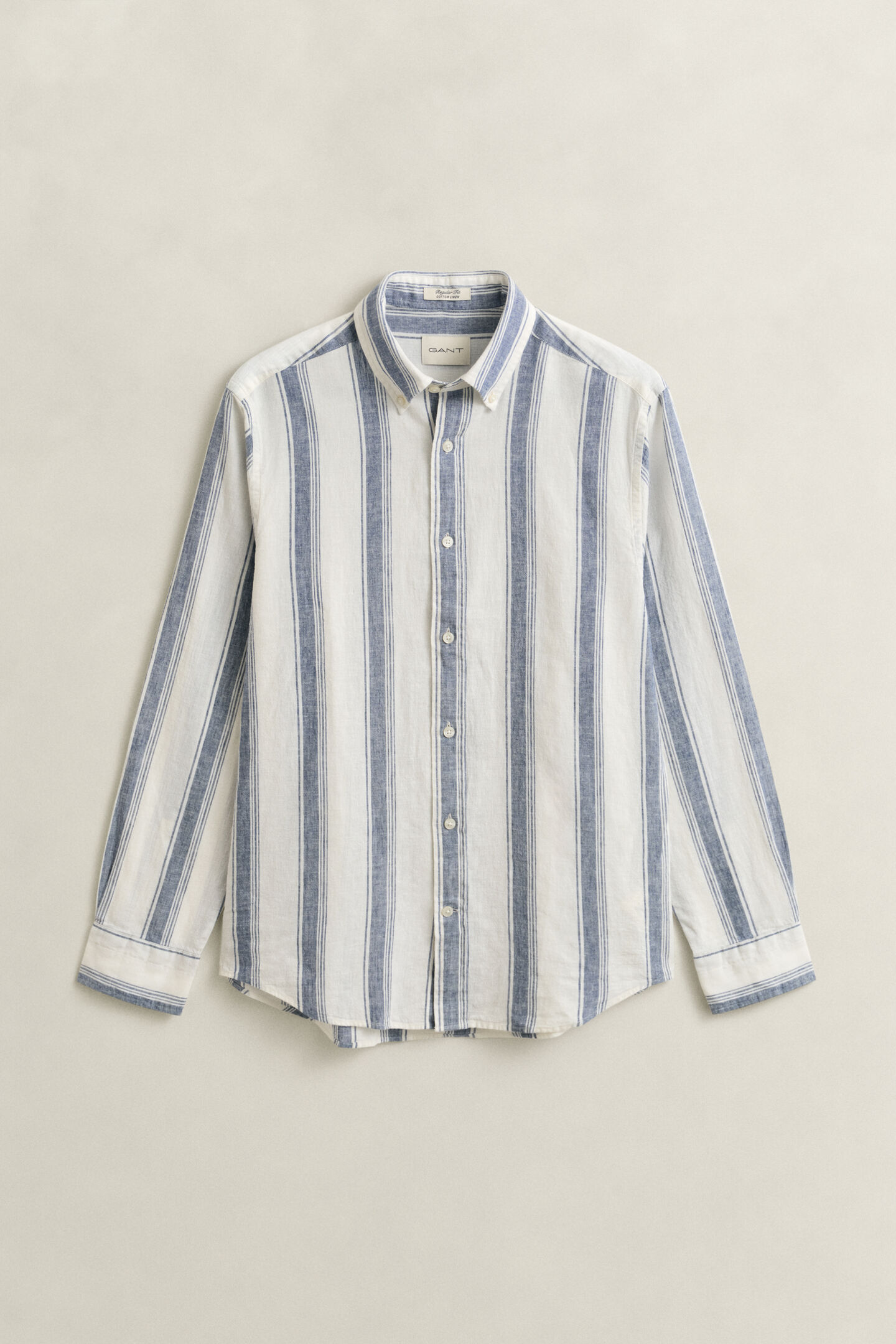 Striped Linen Blend Shirt