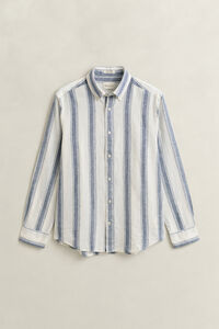 Striped Linen Blend Shirt