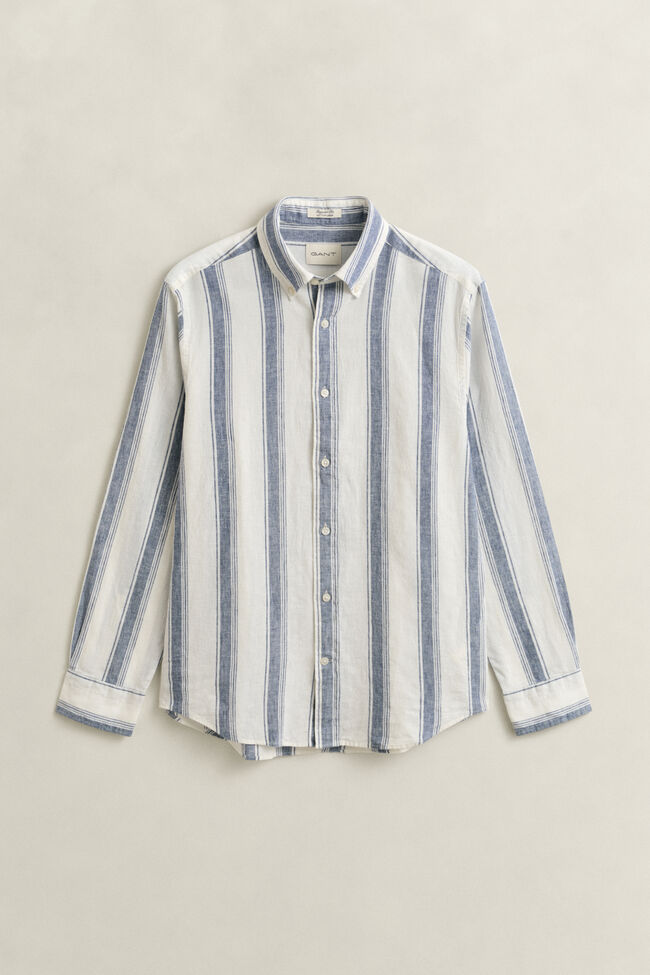 Striped Linen Blend Shirt