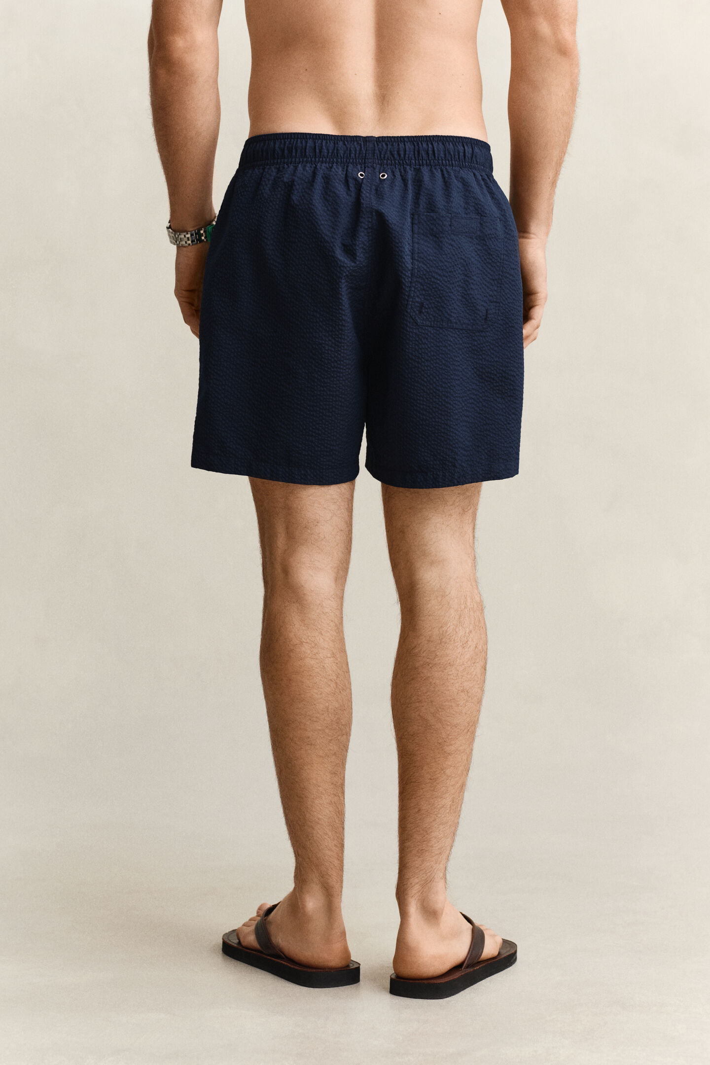 Seersucker Swim Shorts