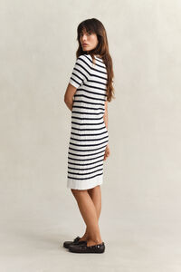 Cotton Cable Knit Dress